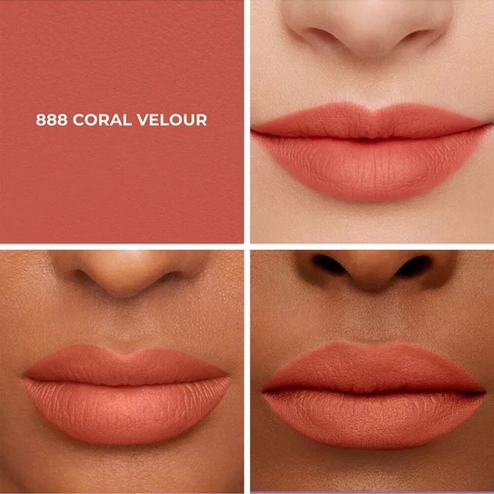 Laura Mercier Caviar Smoothing Matte Lipstick - Coral Velour - NIB - Picture 3 of 7